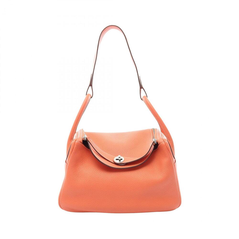 Hermes Lindy 30 Shoulder Bag/Handbag, Taurillon Clemence Leather, Women's, Or...